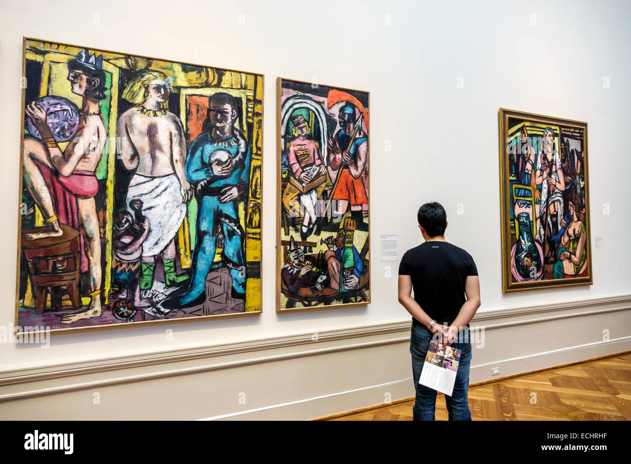 Saint St. Louis Missouri,Forest Park,Saint Louis Art Museum,galleria,mostra collezione arte,Max Beckmann,artista tedesco,espressionismo,AKR Foto Stock