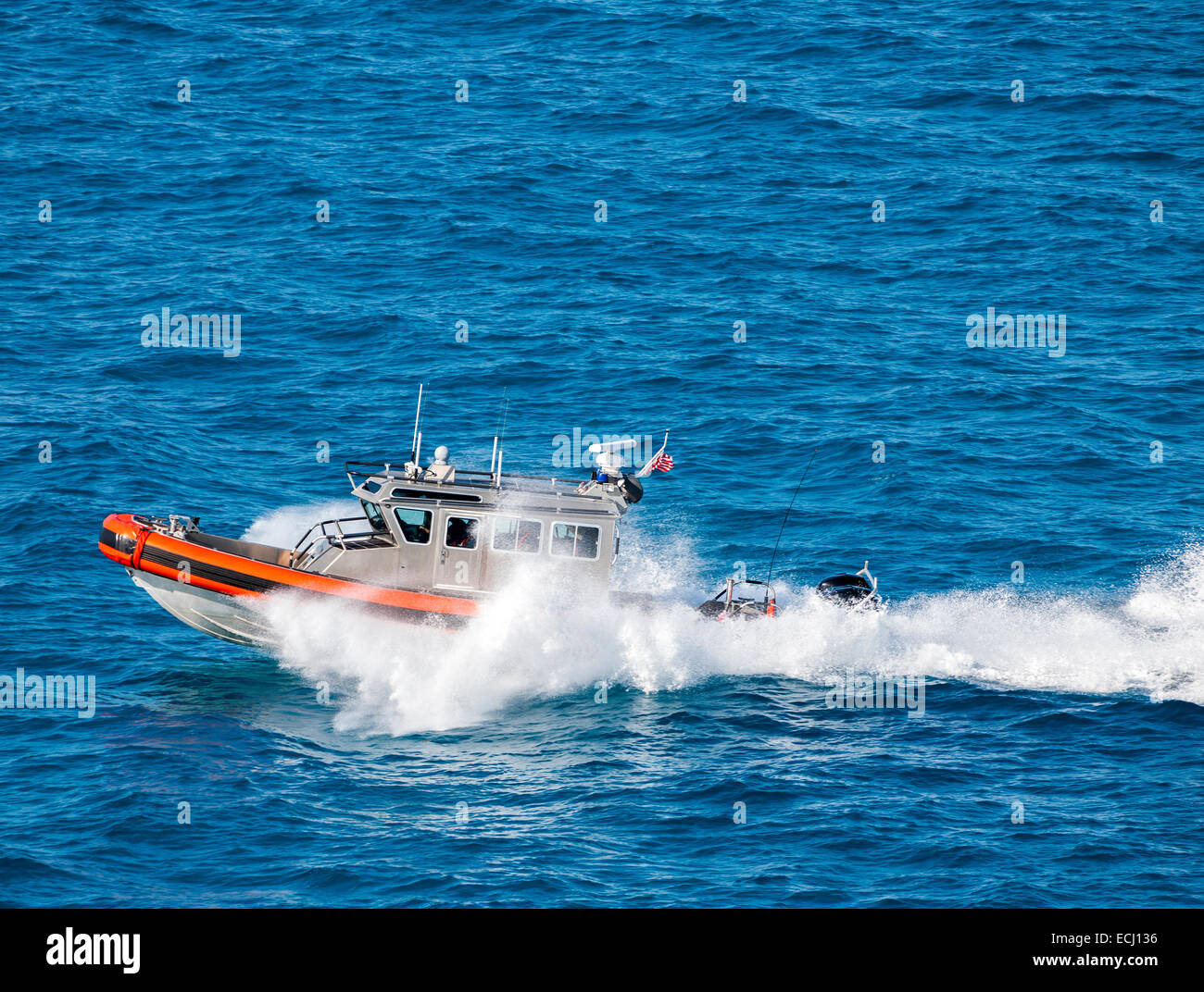 US Coast Guard sul dovere Foto Stock