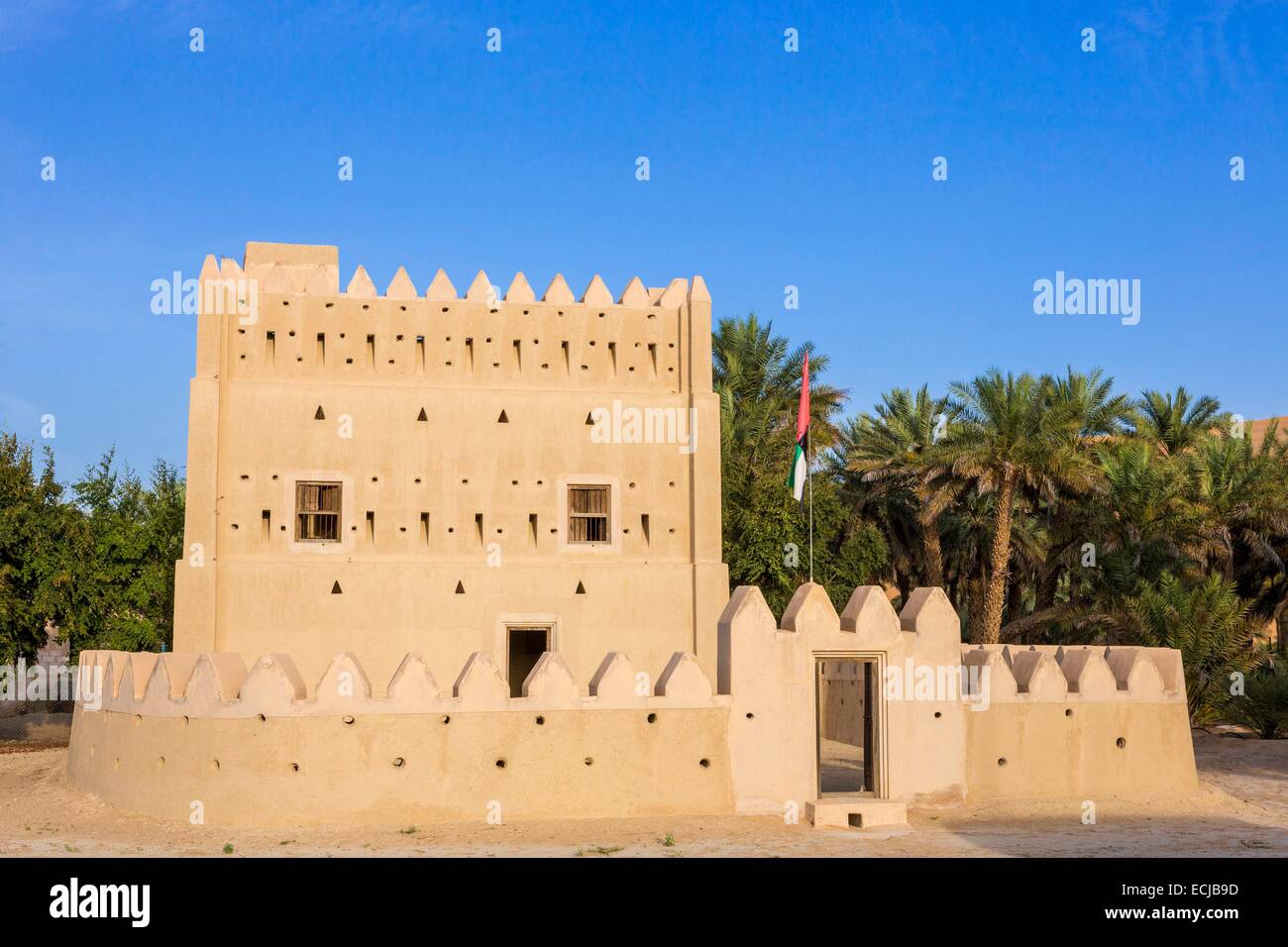 Emirati Arabi Uniti, Abu Dhabi, l'Oasi Liwa, Fort Al Hamily Foto Stock