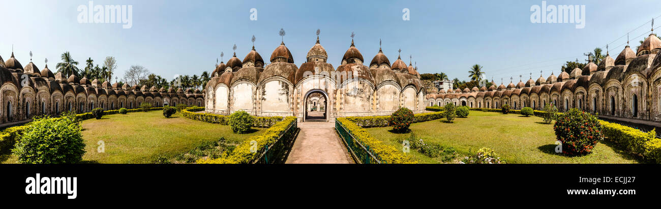 India Bengala Occidentale, 108 tempio di Shiva (1809) Foto Stock