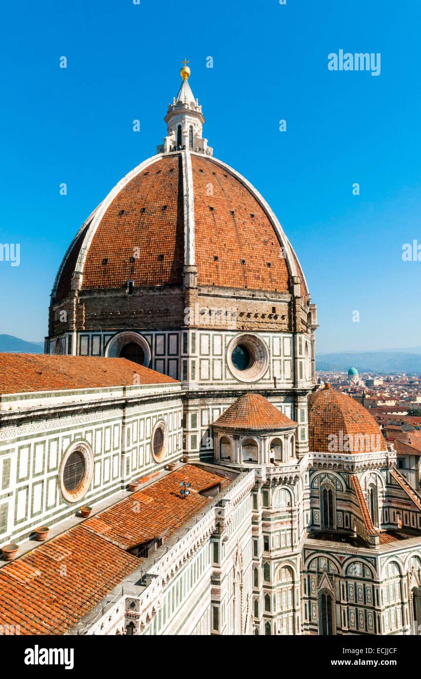 L'Italia, Toscana, Firenze, Sito Patrimonio Mondiale dell'UNESCO, la cattedrale di Santa Maria del Fiore, il Duomo Foto Stock