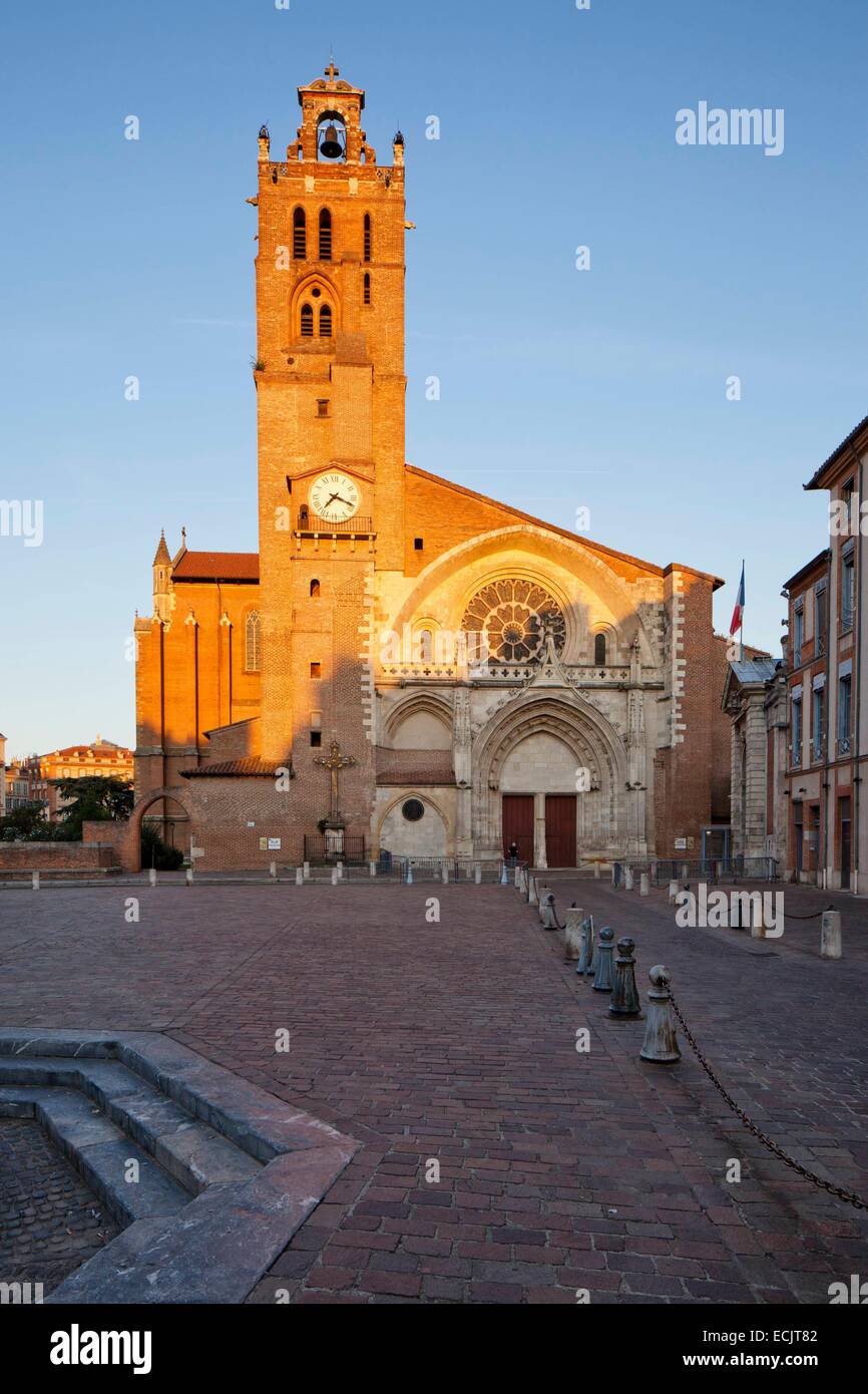 Francia, Haute Garonne, Toulouse, la Cattedrale di Saint Etienne Foto Stock