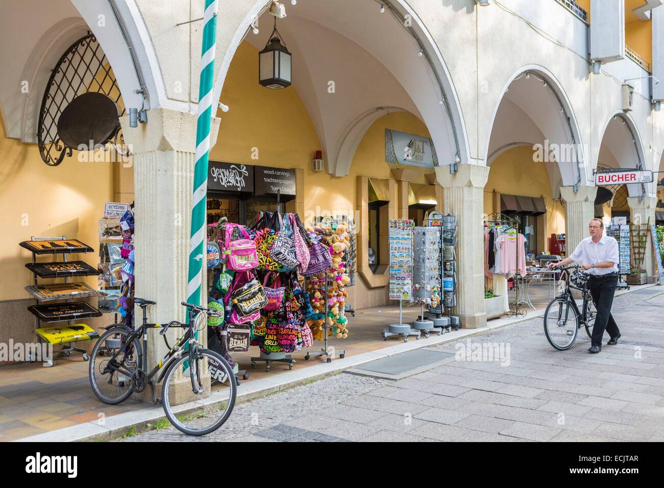 Germania Berlino, Berlino Est, rinata quartiere storico Nikolaiviertel Foto Stock