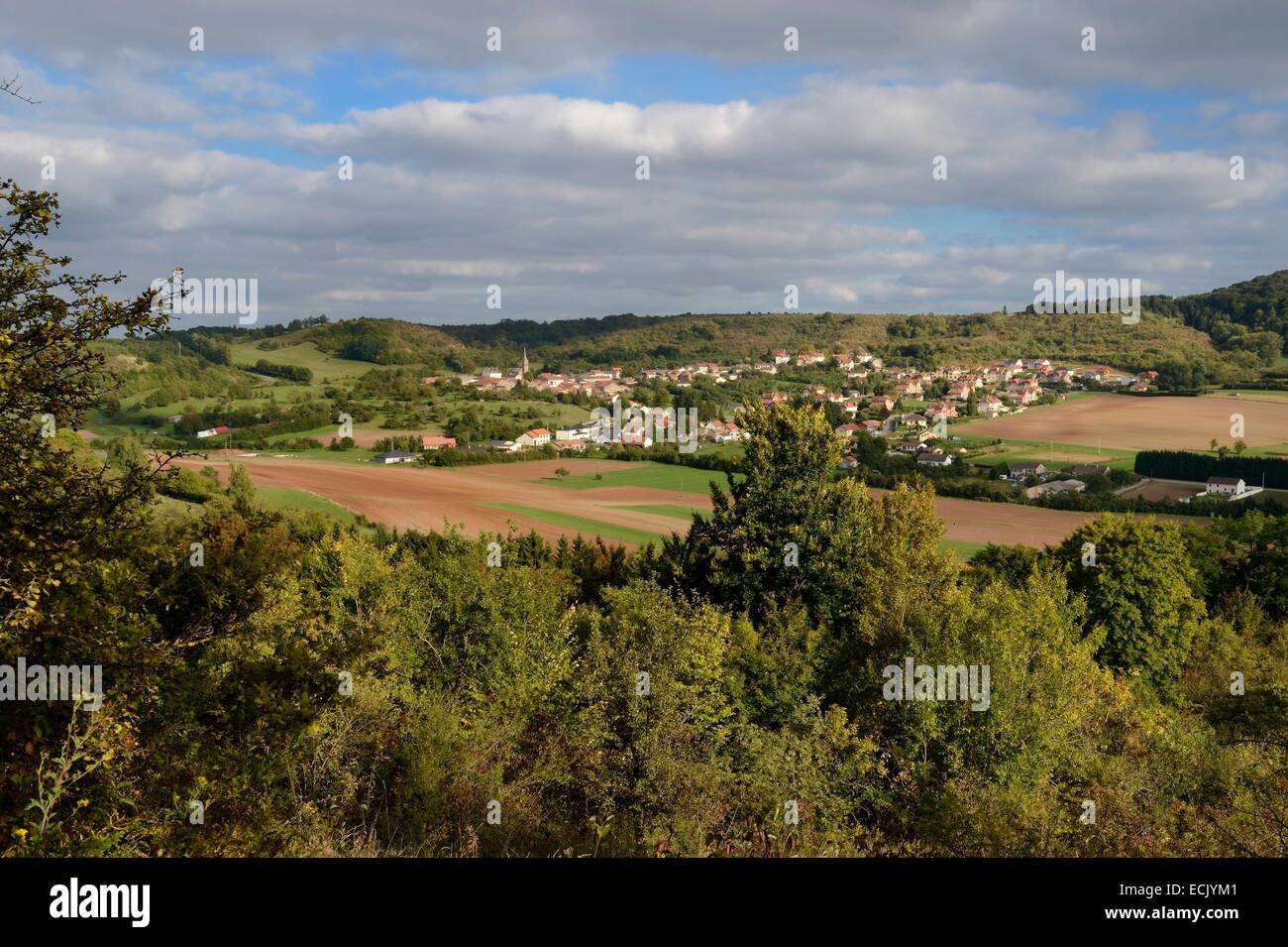 Francia, della Mosella, il villaggio di Veckring Foto Stock