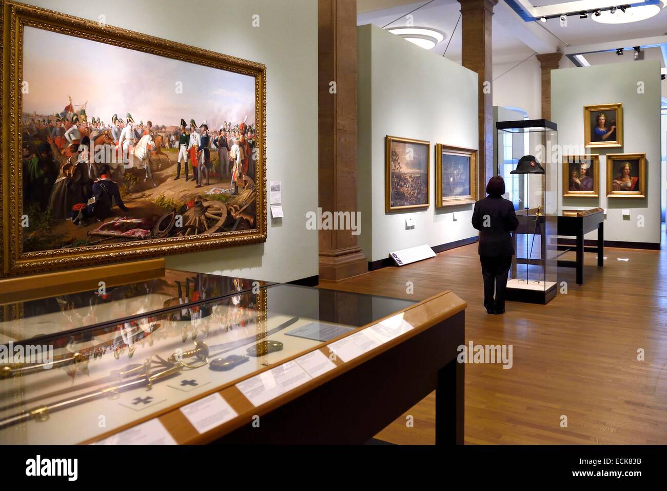 Germania, Berlino, il Deutsches Historisches Museum (Museo Storico Tedesco), epopea napoleonica Foto Stock