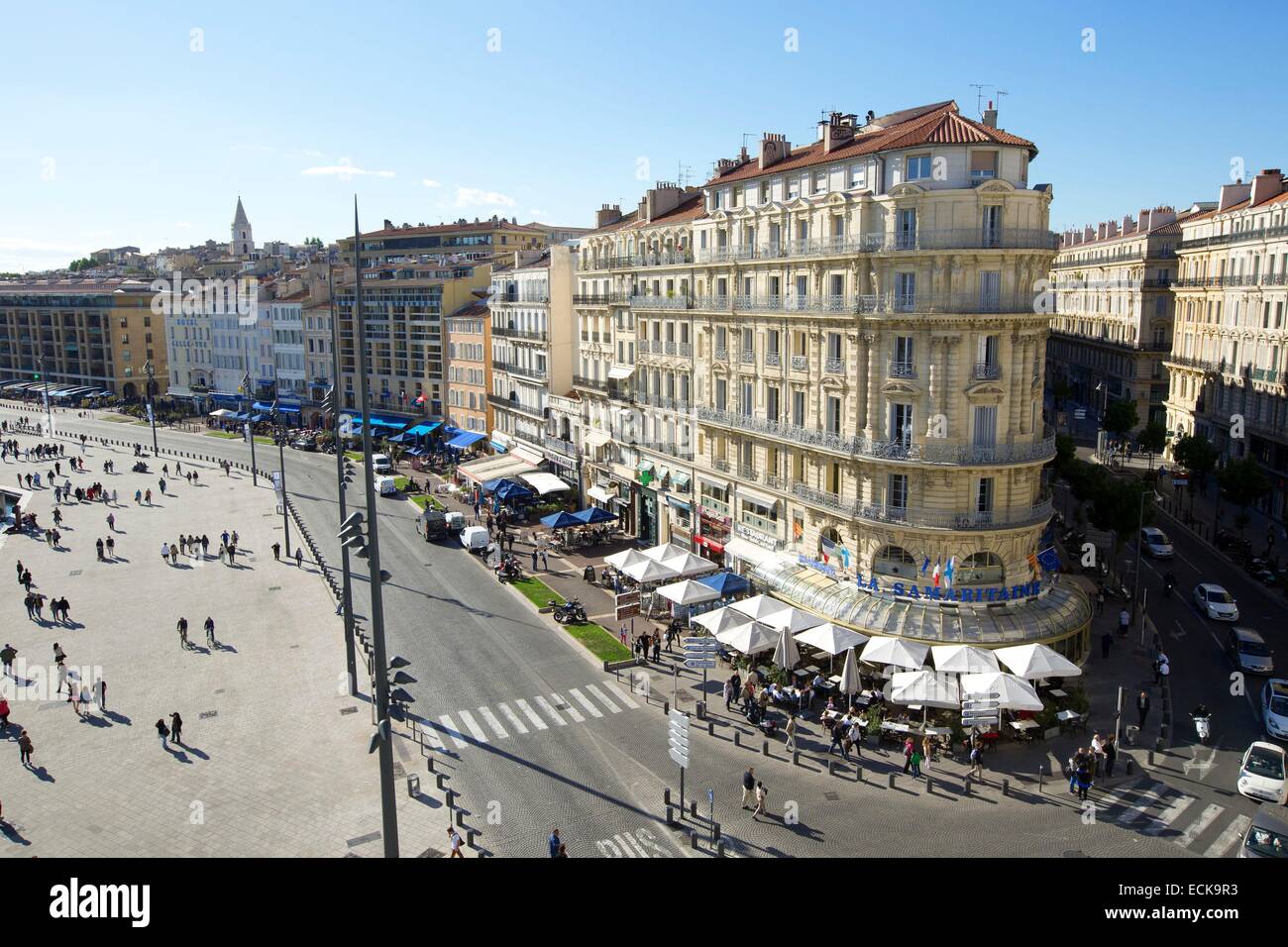 Francia, Bouches du Rhone, Marsiglia Vieux Port, porta dock Foto Stock