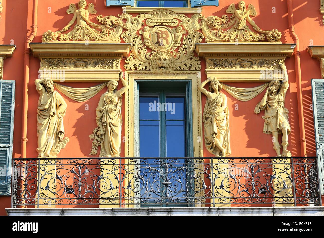 Francia, Alpes Maritimes, Nizza, davanti a Isola di bellezza Foto Stock