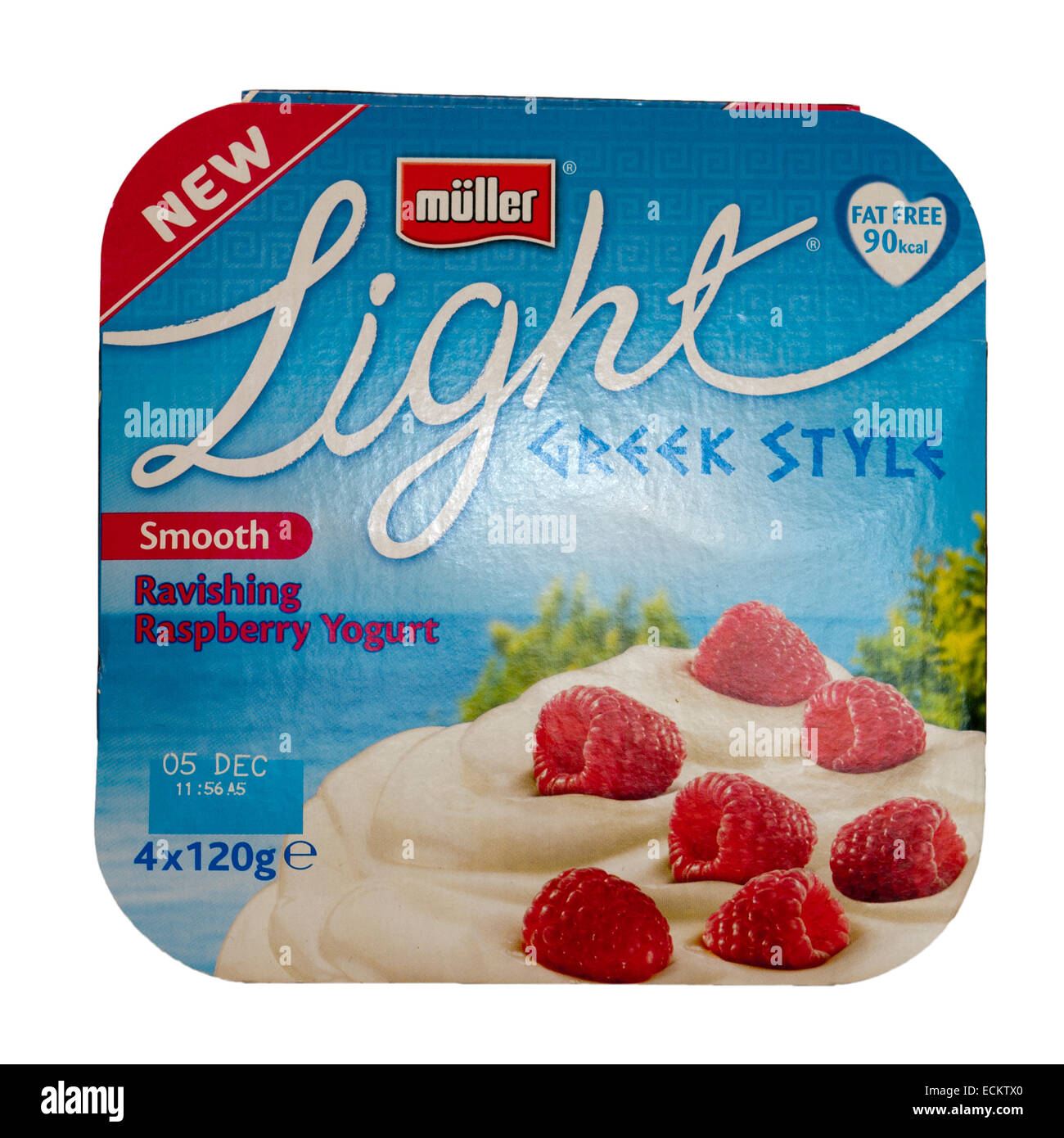 Muller luce stile Greco yogurt Foto Stock