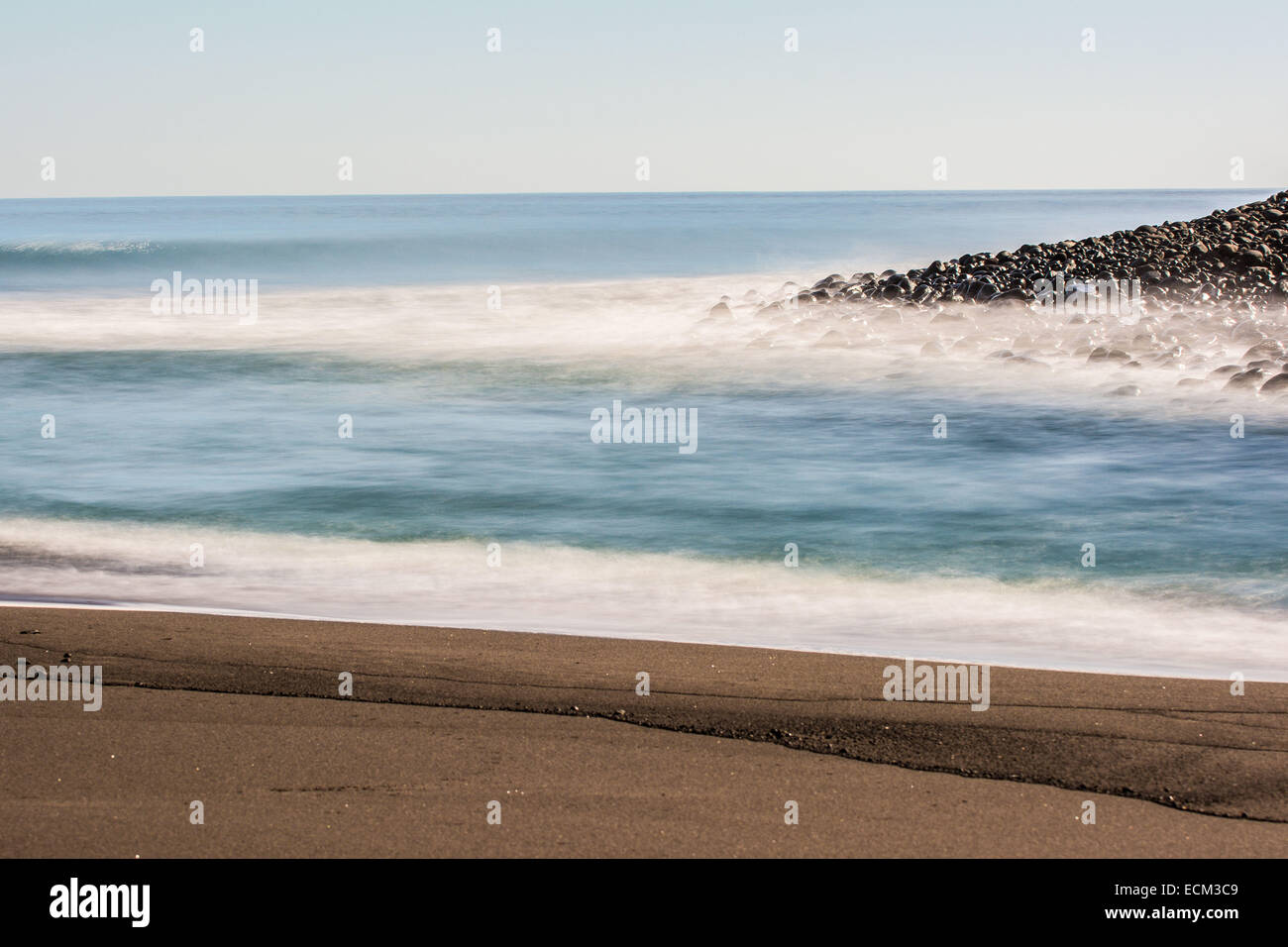 Stony River, Taranaki, Isola del nord, Nuova Zelanda Foto Stock