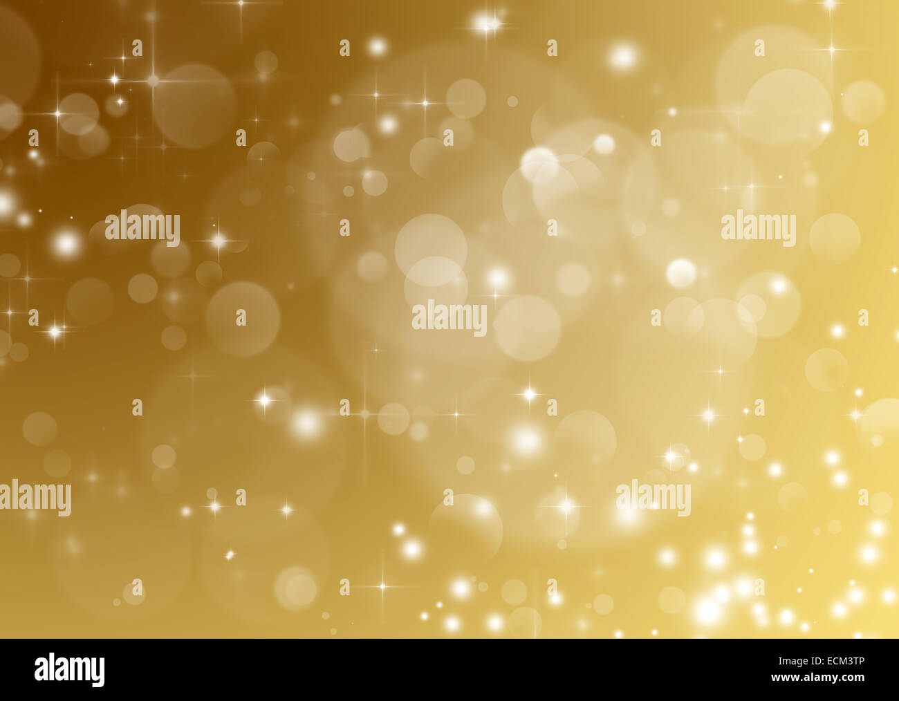 Sfondo di natale con stelle e fiocchi di neve Foto Stock