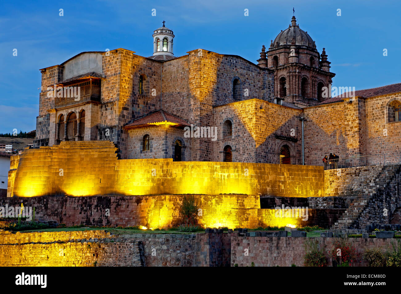 Coricancha, Convento de Santo Domingo del Cusco, Cusco, Perù Foto Stock