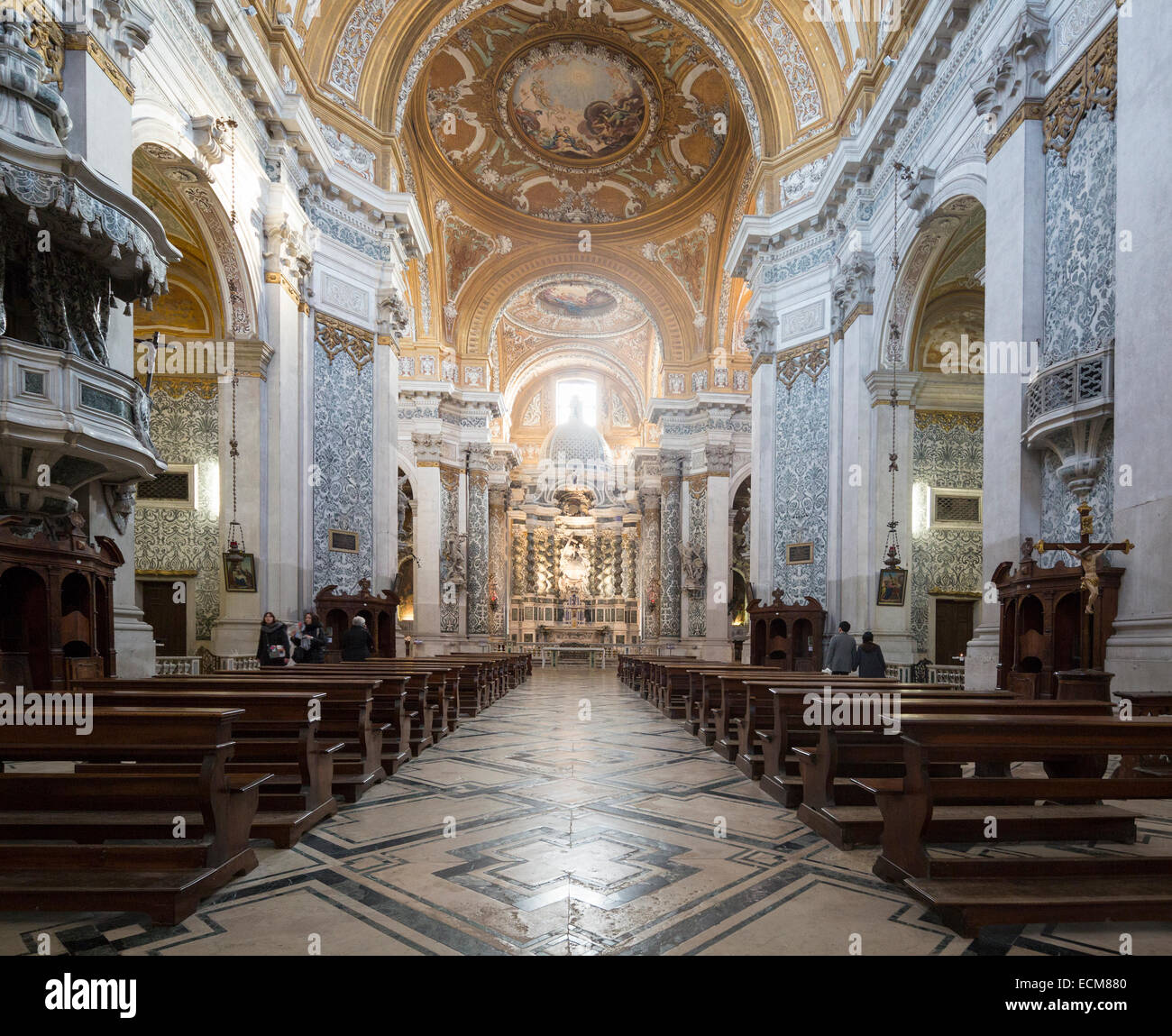 Interno Della Chiesa Di Santa Maria Assunta Conosciuto Come I Gesuiti 