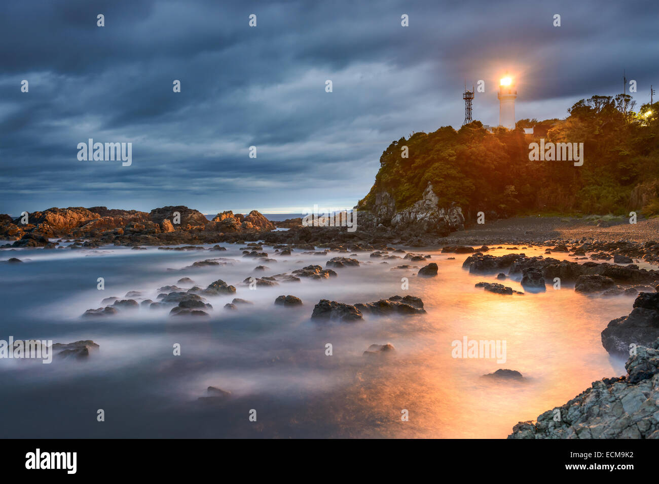 Kushimoto, Giappone a Shionomisaki del Capo, il punto più a sud della principale isola di Honshu. Foto Stock