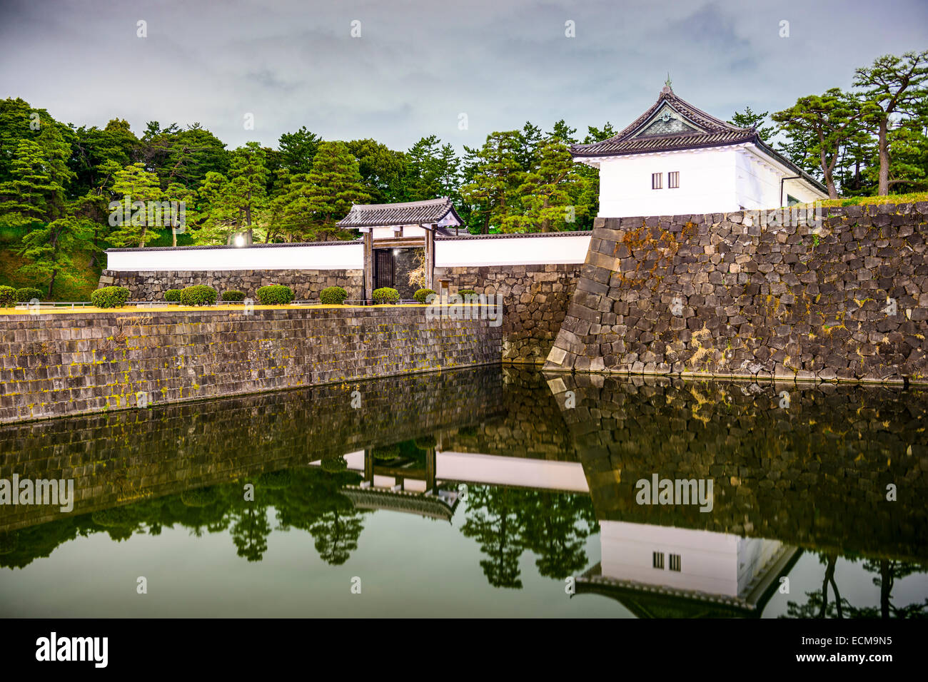 Tokyo, Giappone presso il Palazzo Imperiale Sakurada-mon Gate. Foto Stock