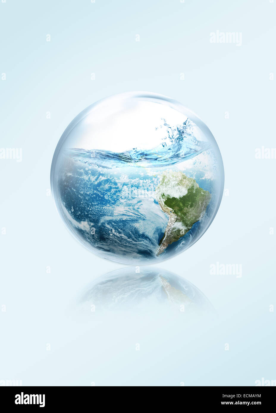 Salvare la terra dal El Ni n. Foto Stock