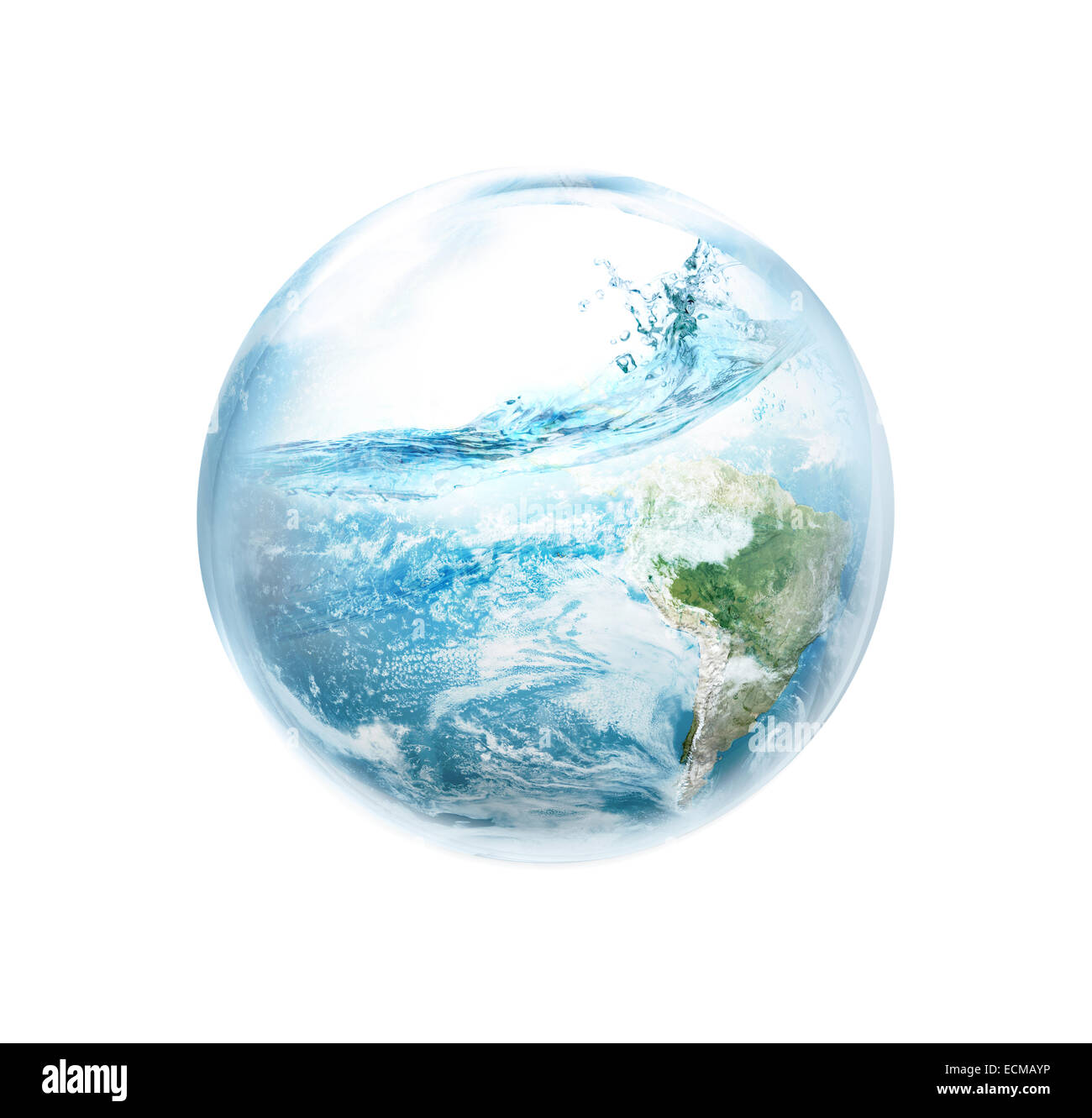 Salvare la terra dal El Ni n. Foto Stock