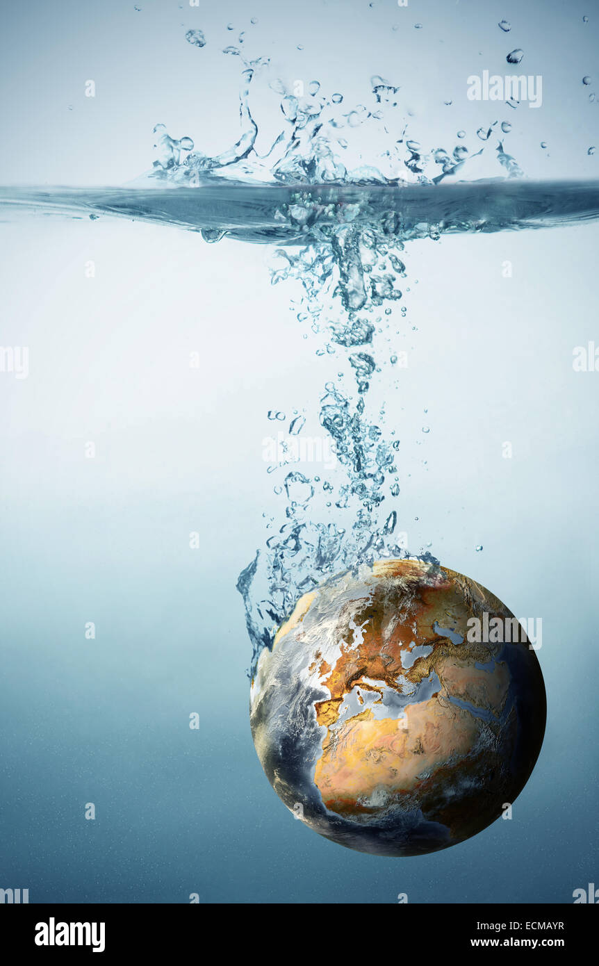 Salvare la terra dal El Ni n. Foto Stock