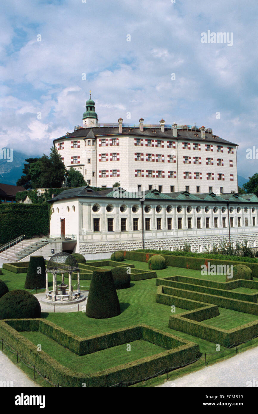 Austria, Innsbruck, il castello di Ambras Foto Stock