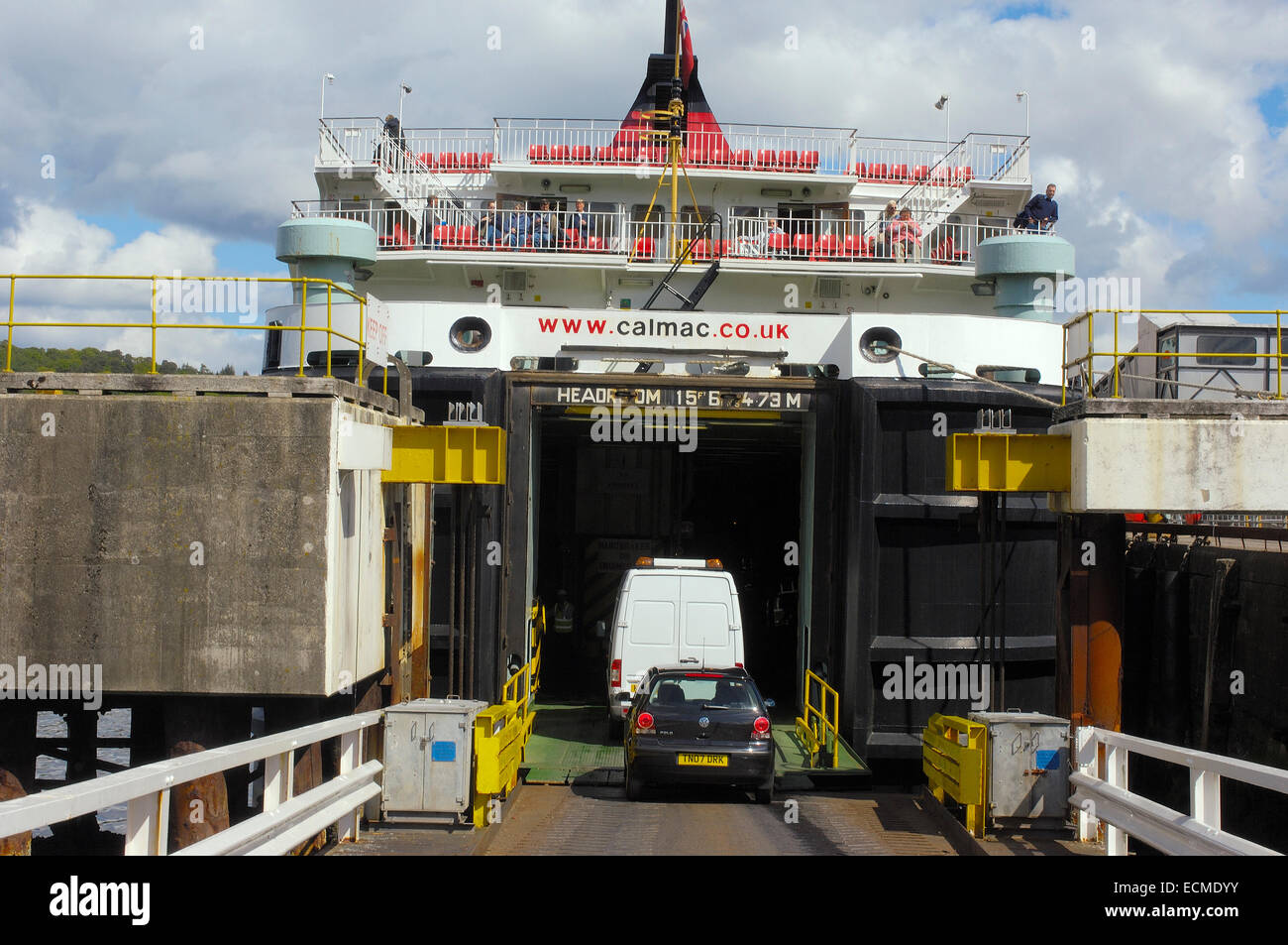 Traghetto per isola di Mull da Oban, Argyll and Bute, Scotland, Regno Unito, Europa Foto Stock