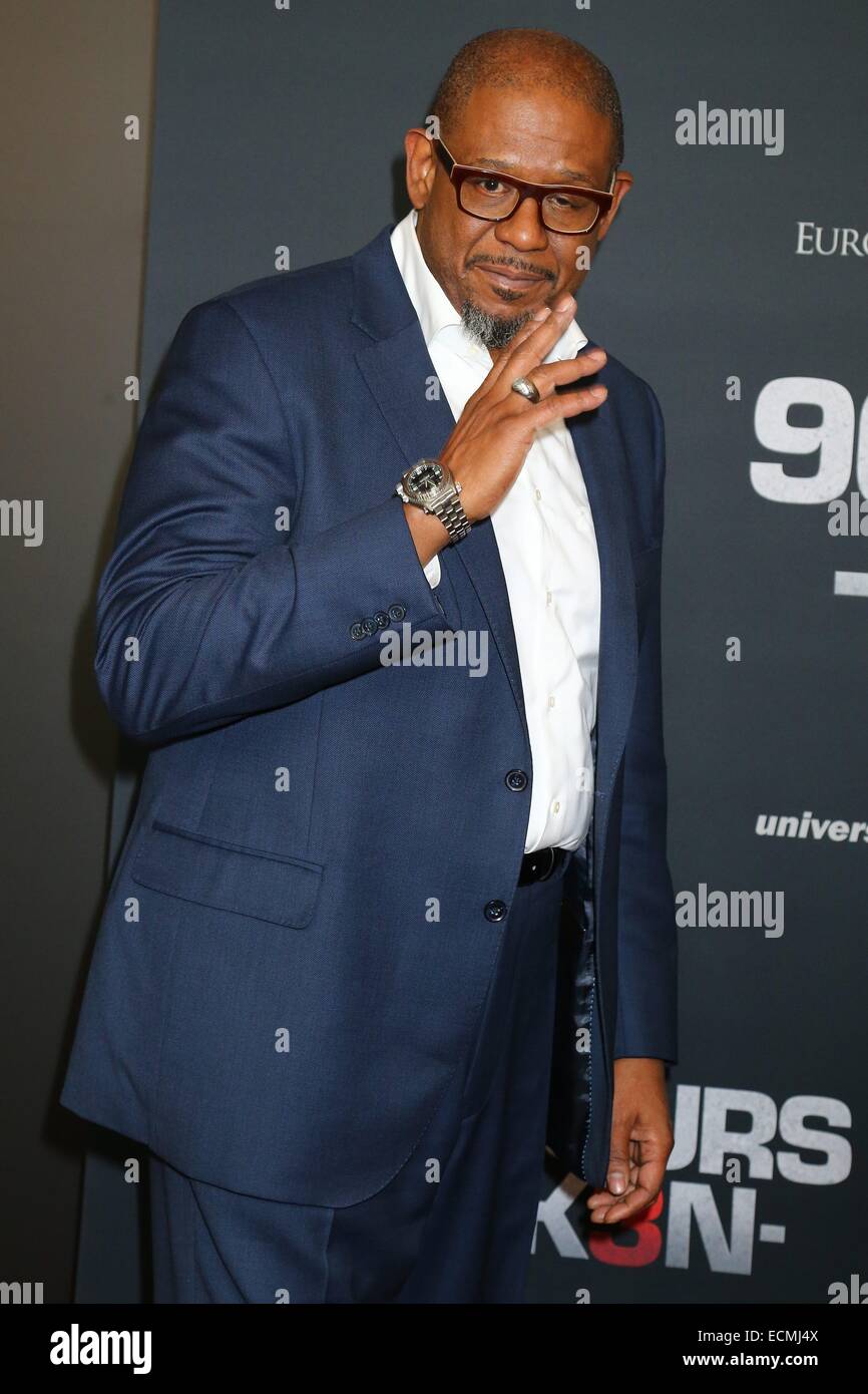 Berlino, Germania. 16 dicembre, 2014. Attore americano Forest Whitaker assiste alla premiere di '96 ore - Presa 3' (96 ore - Tak3n) al cinema Zoopalast a Berlino, Germania. Il 12 dicembre 2014./picture alliance Credit: dpa picture alliance/Alamy Live News Foto Stock