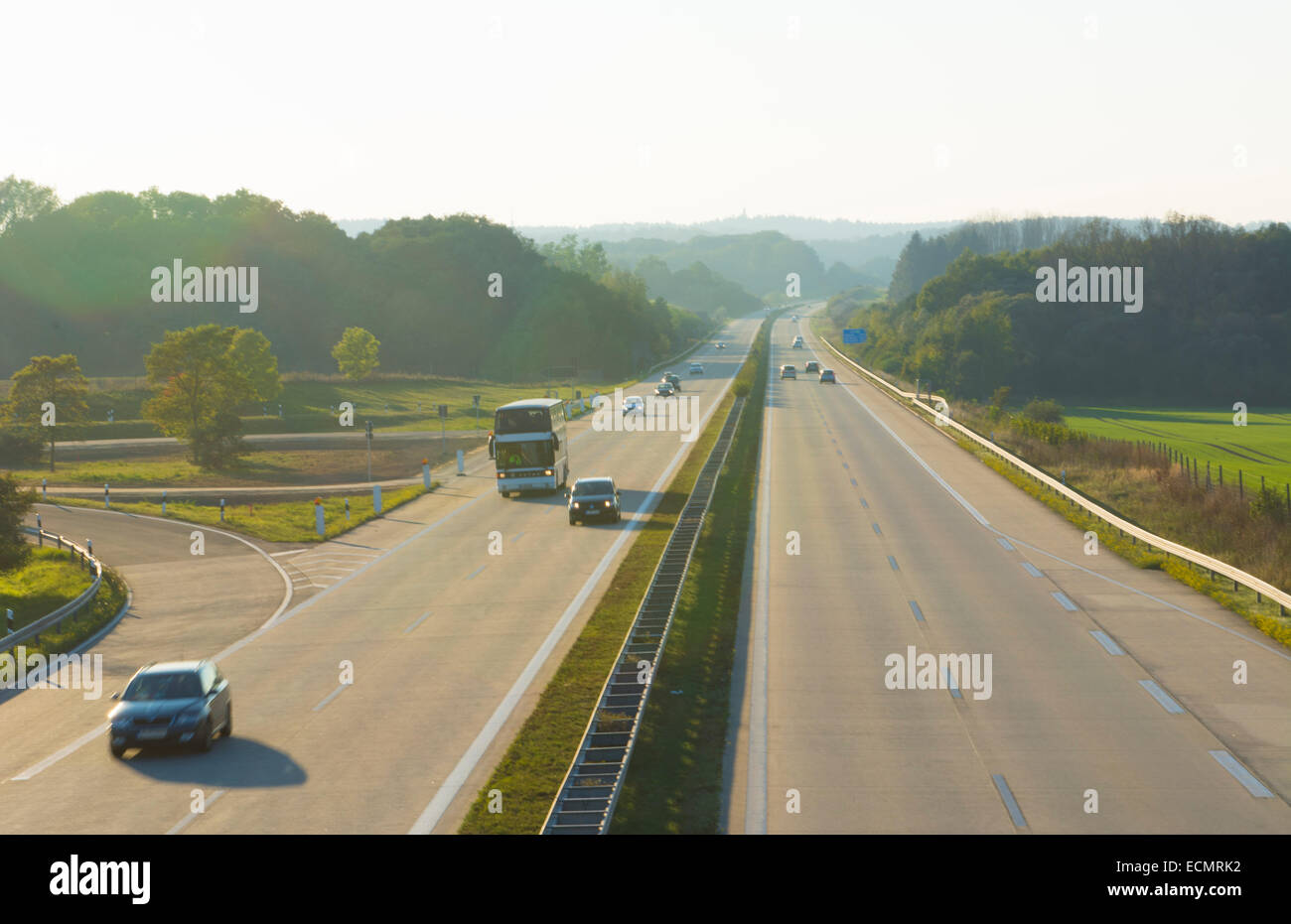 Germania Autobahn Autostrada Federale n. i limiti di velocità tra Amburgo e Berlino qui E 24