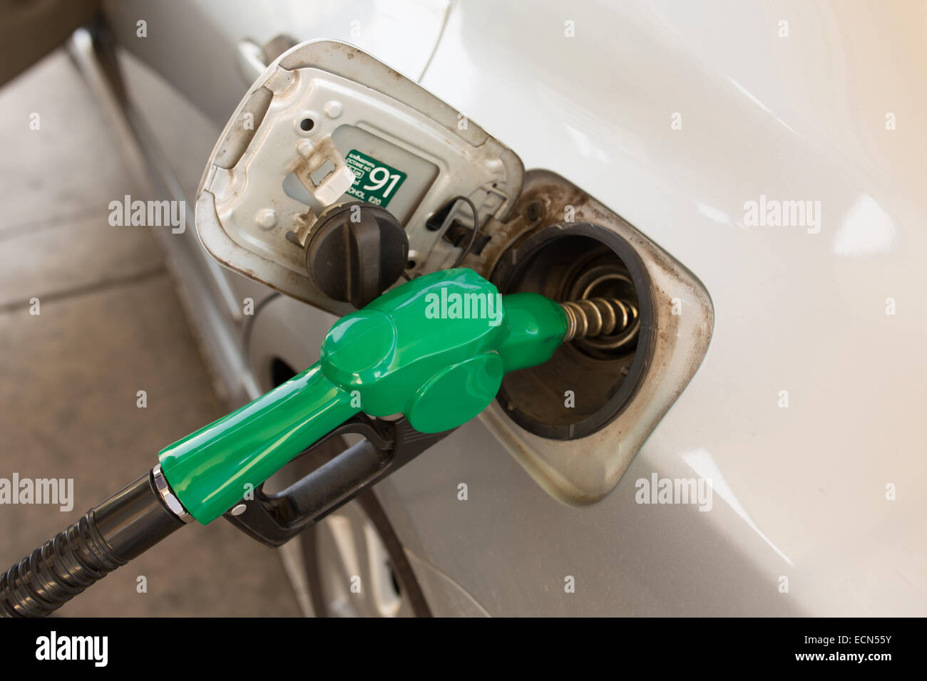 pompa del carburante Foto Stock