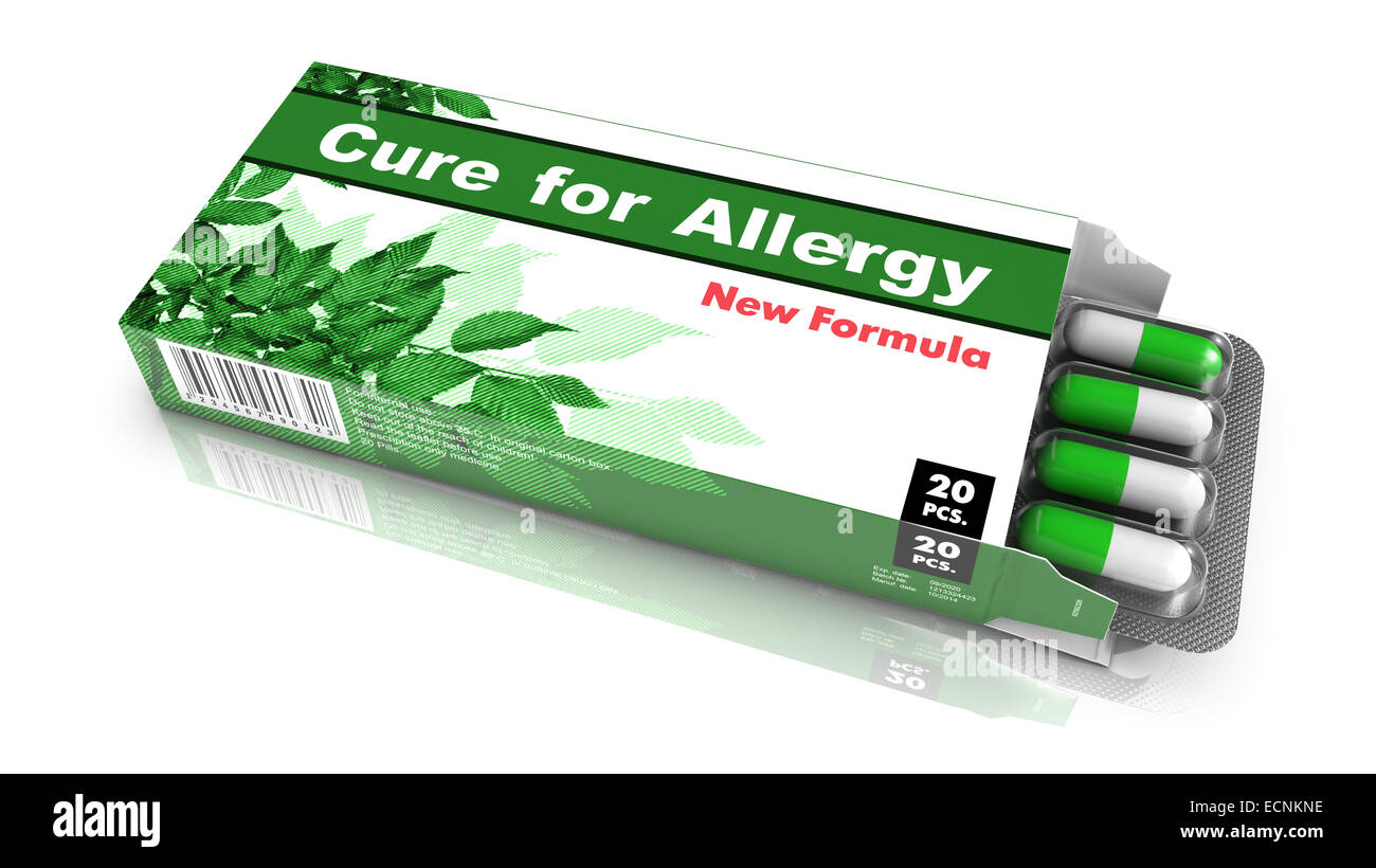 Cura per allergie - Blister compresse. Foto Stock