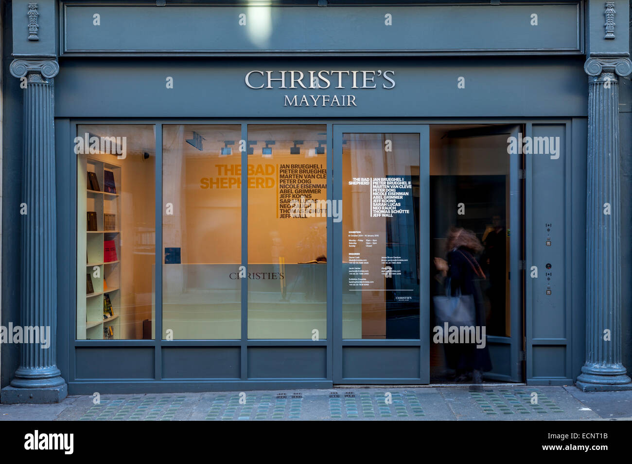 Casa d'aste Christie's a New Bond Street a Londra, Inghilterra Foto Stock