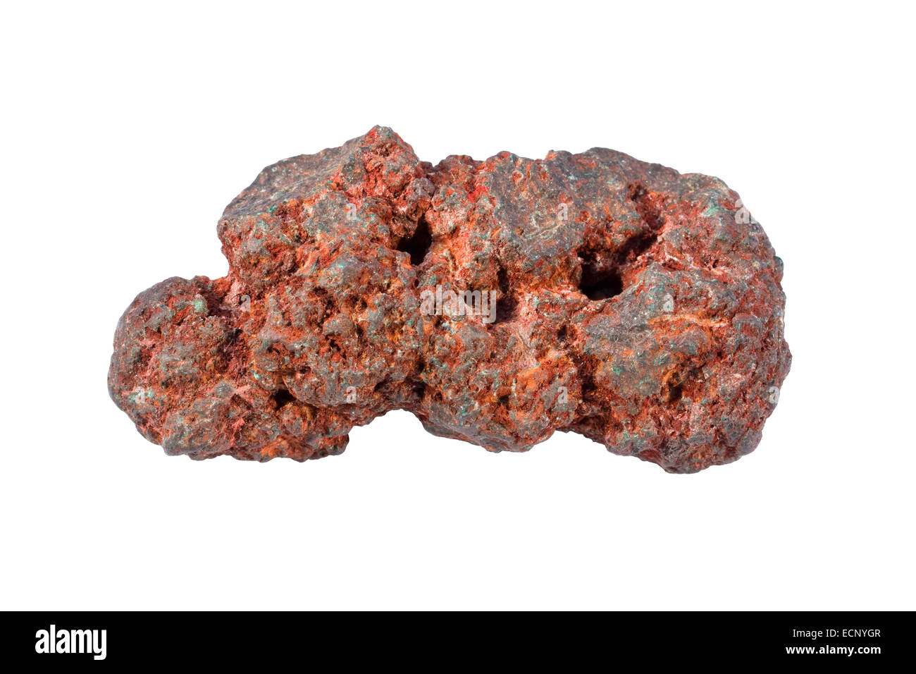Cuprite (minerale di rame, ossido di rame Foto stock - Alamy