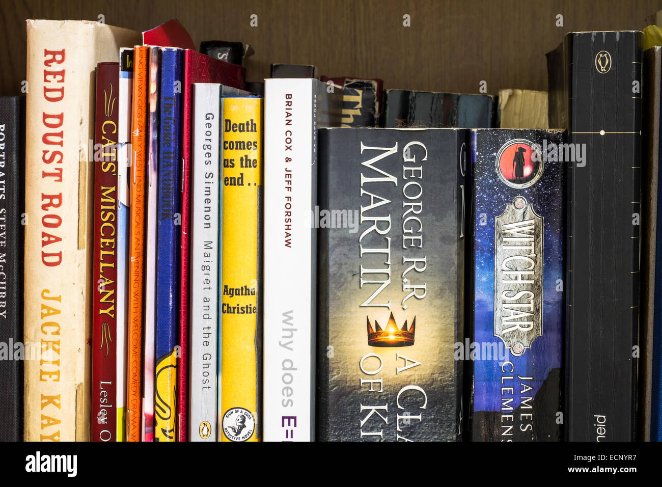 Mensola di libro Foto Stock