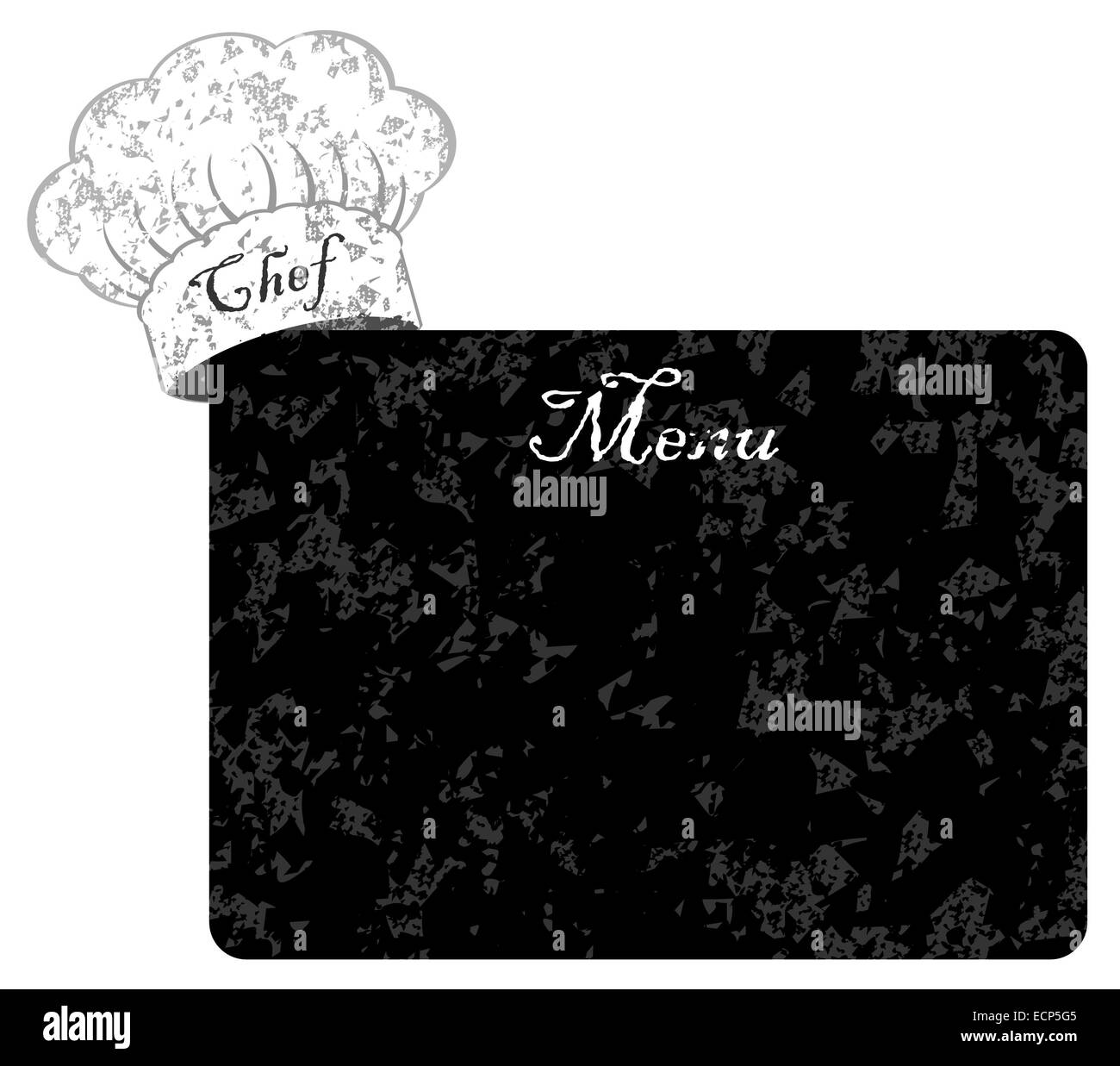 Cappello del cuoco unico Foto Stock