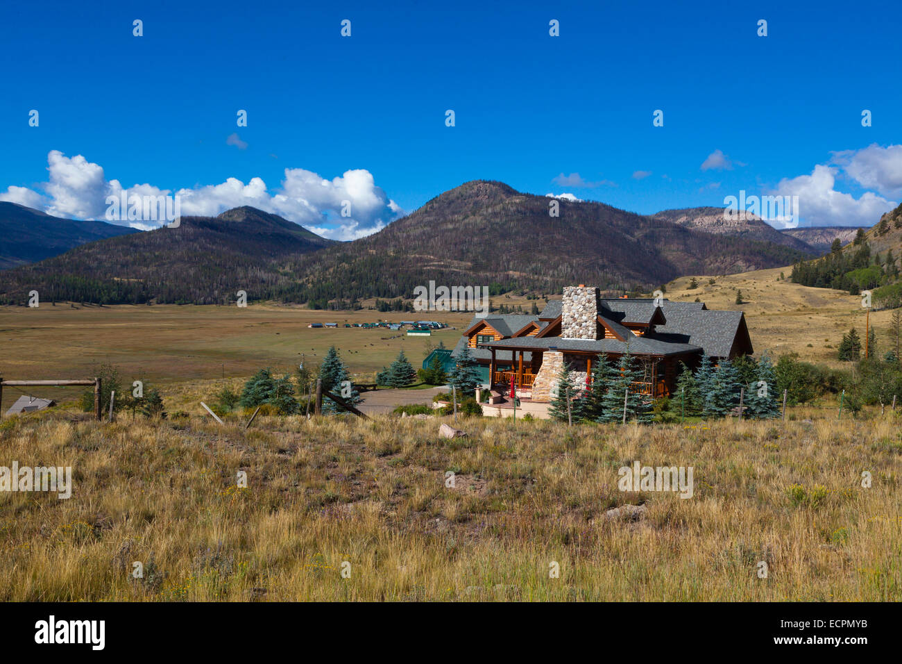 Una casa di vacanza in RIO GRANDE VALLEY - Southern Colorado Foto Stock