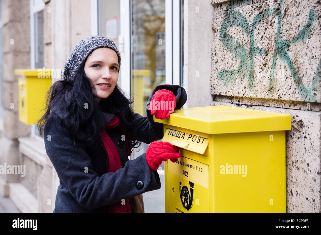 Hai mail Foto Stock