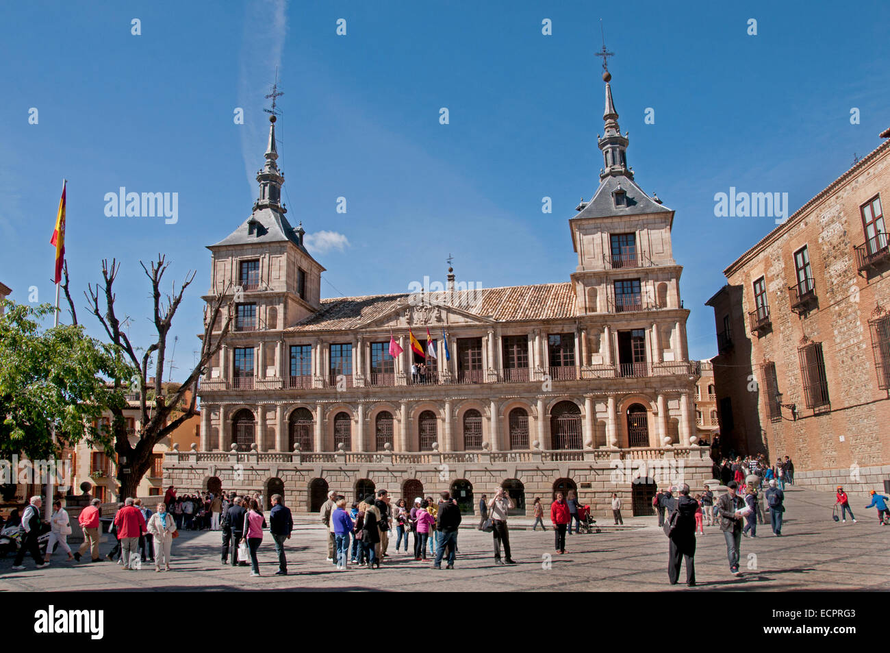 Ayuntamiento o Municipio di Città Toledo Castiglia La Mancha Spagna - Spagnolo Foto Stock