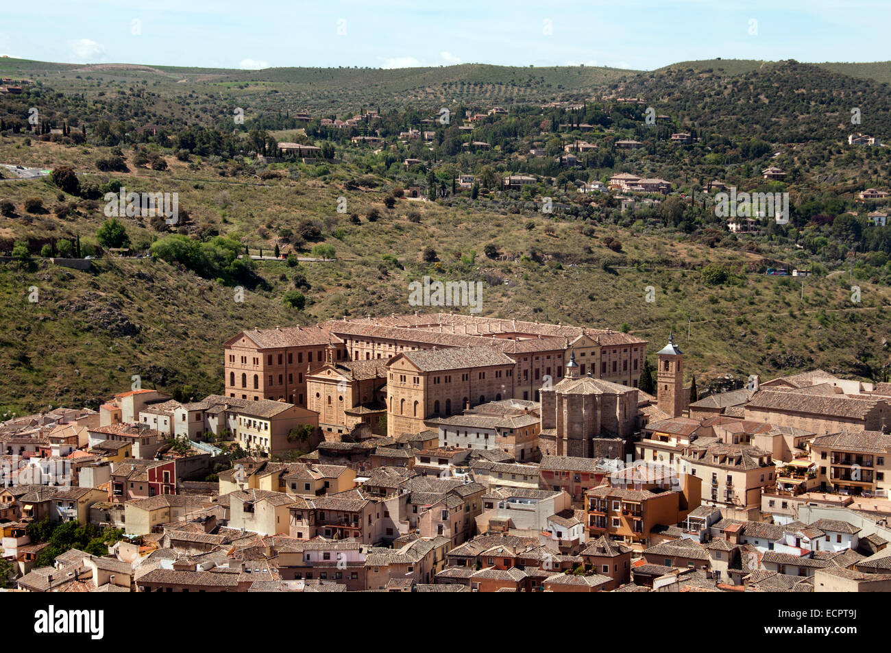 Skyline Toledo Spagna città spagnola nel centro storico della città Foto Stock
