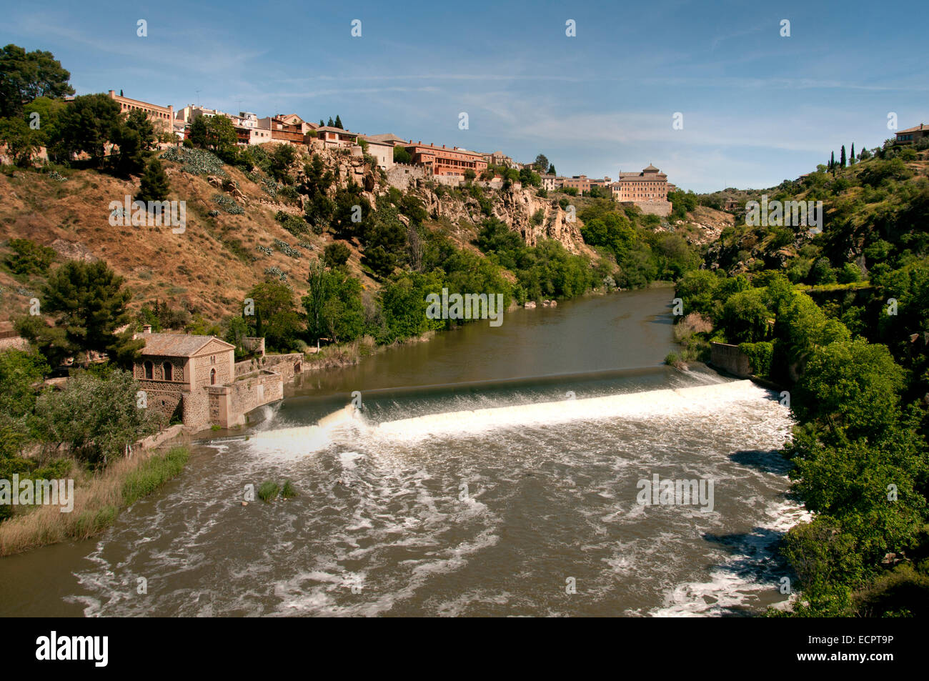 Skyline Toledo Spagna città spagnola nel centro storico della città Foto Stock