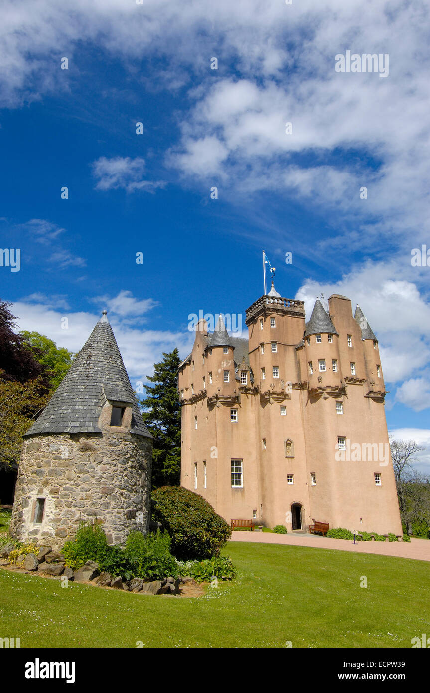 Castello di Craigievar, Aberdeenshire, Scotland, Regno Unito, Europa Foto Stock
