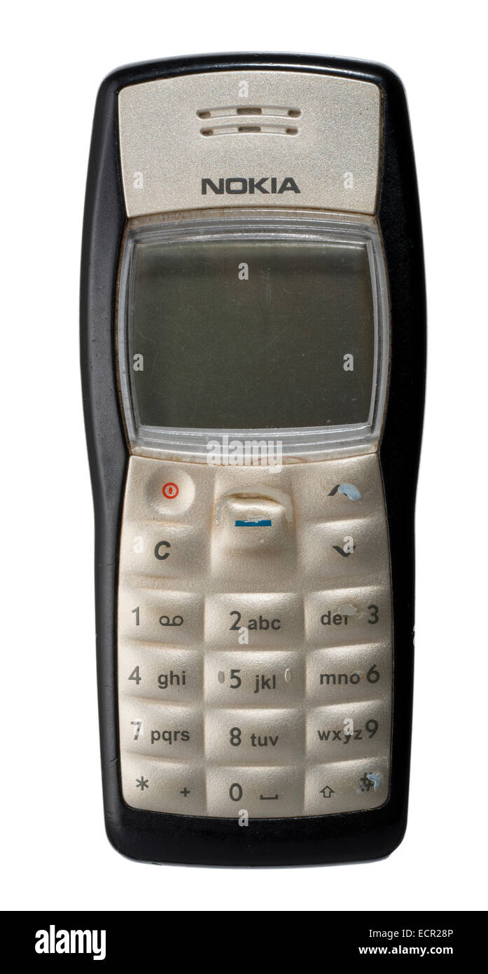 Telefono cellulare Nokia. Il vecchio telefono cellulare dal XX secolo. Foto Stock