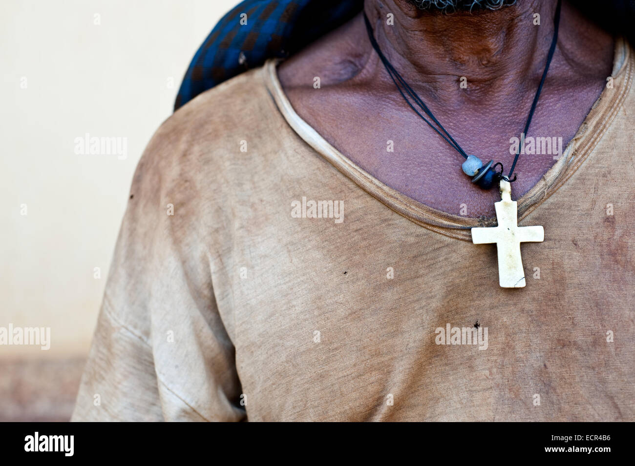 Una croce cristiana ( Etiopia) Foto Stock