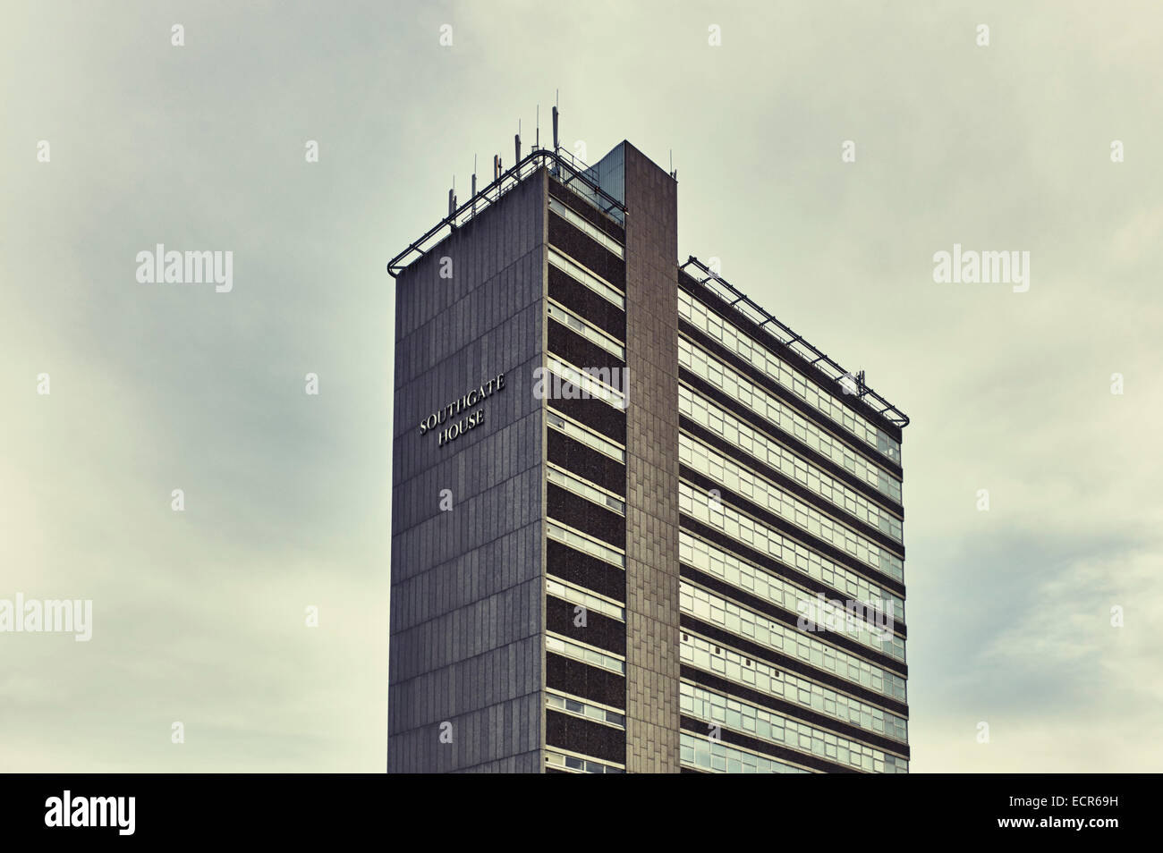 Stevenage tower edificio a blocco Foto Stock