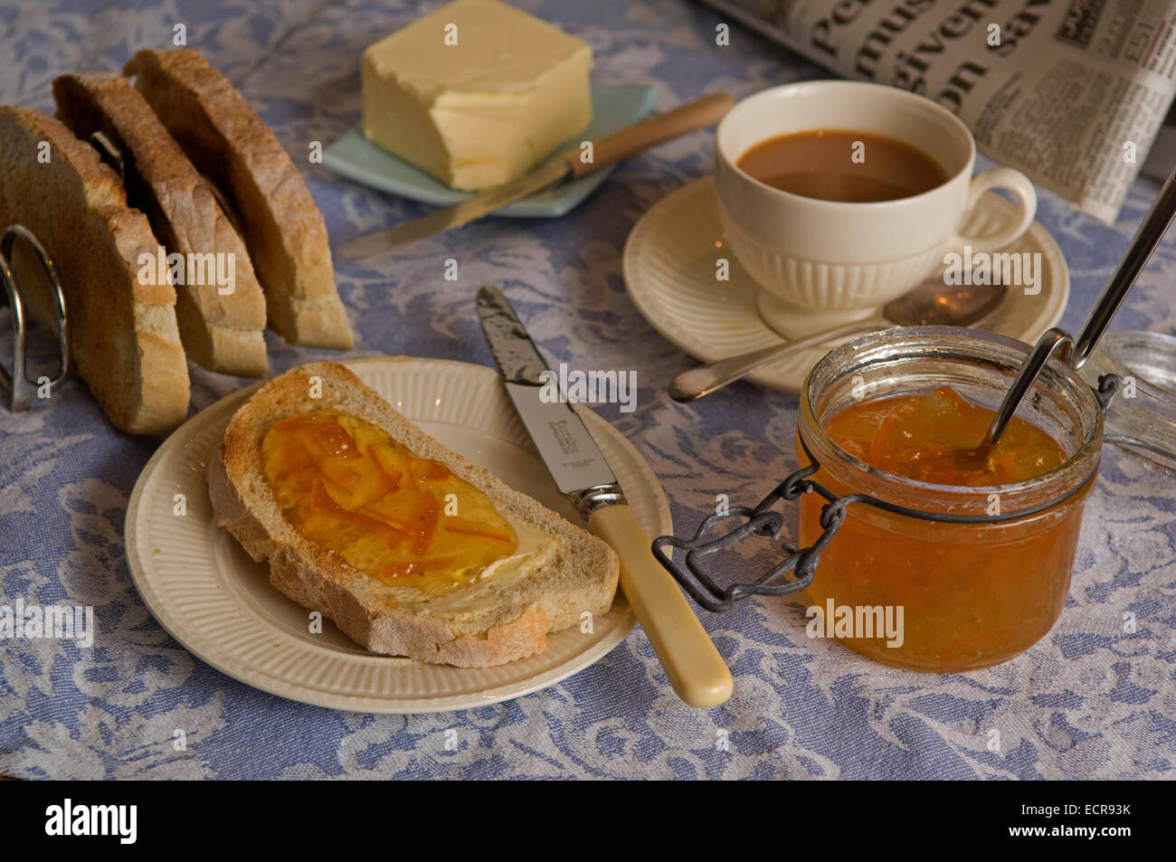 La marmellata di arance. Foto Stock