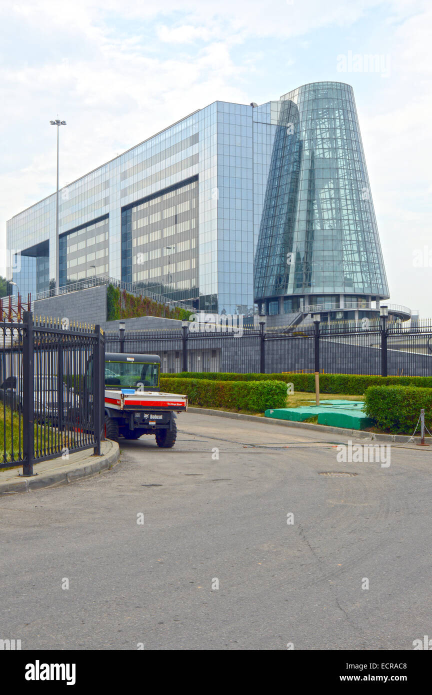 Il futuro di Mosca dello skyline della città giorno di estate Foto Stock