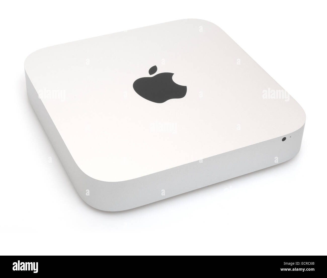 Praga, Repubblica Ceca - 31 ottobre 2014: Foto del nuovo Mac mini di Apple Computer desktop - Modello di Ottobre 2014 Foto Stock