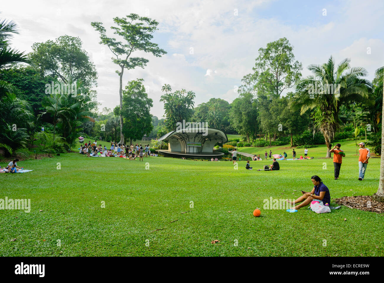Singapore Botanic Gardens in Singapore Foto Stock