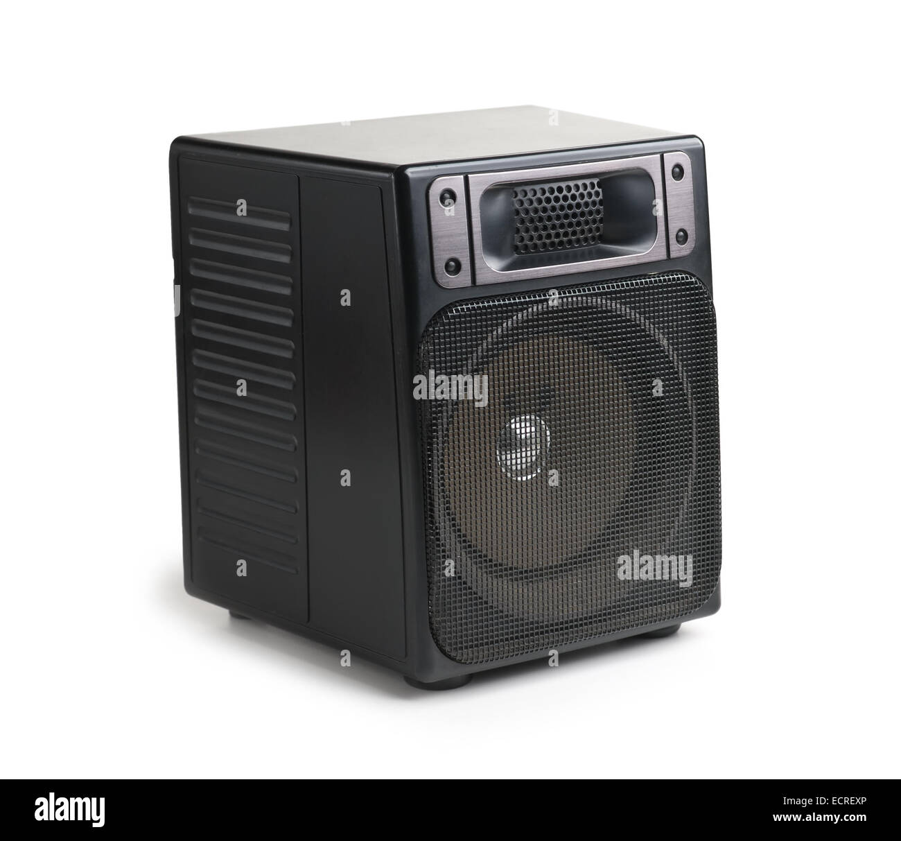 Le attrezzature musicali isolato su bianco Foto Stock