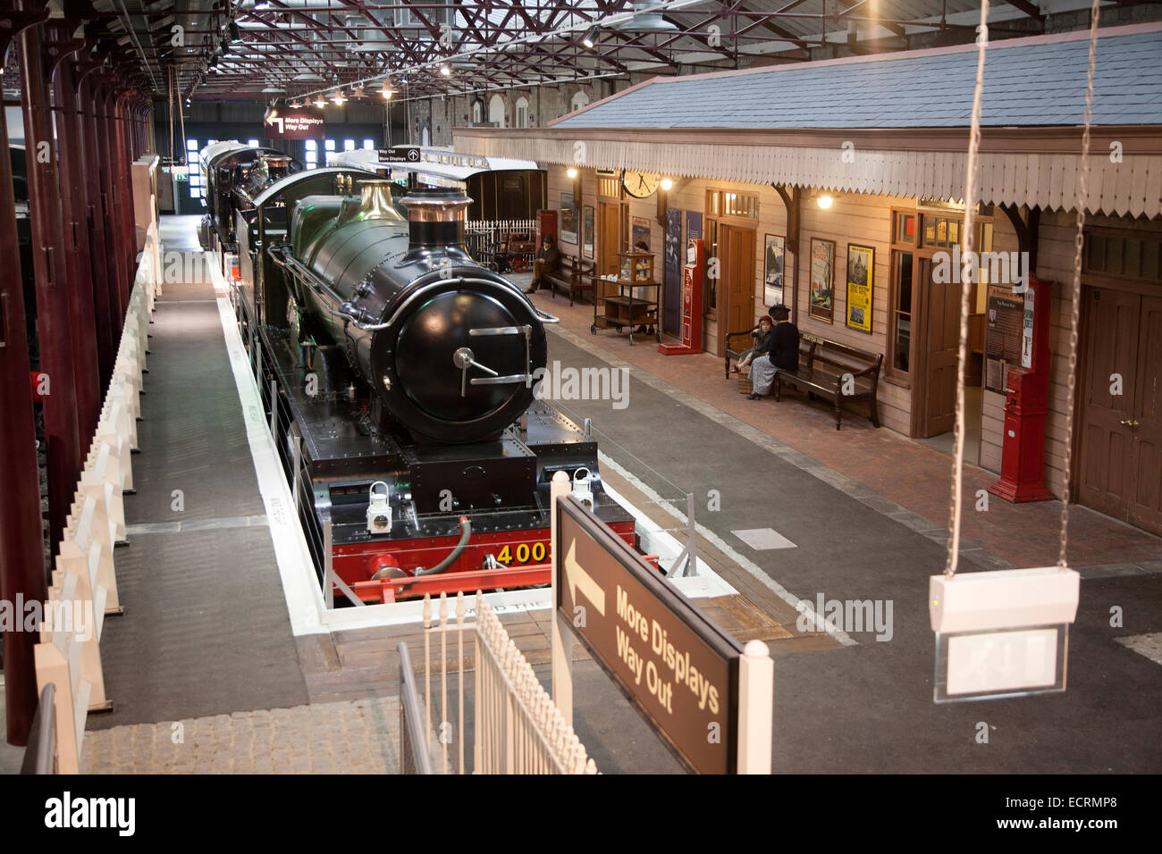 GWR il museo dei treni a vapore Swindon, England, Regno Unito Foto Stock