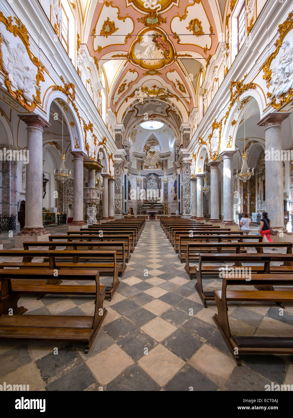 Italia Sicilia Trapani cattedrale Foto Stock