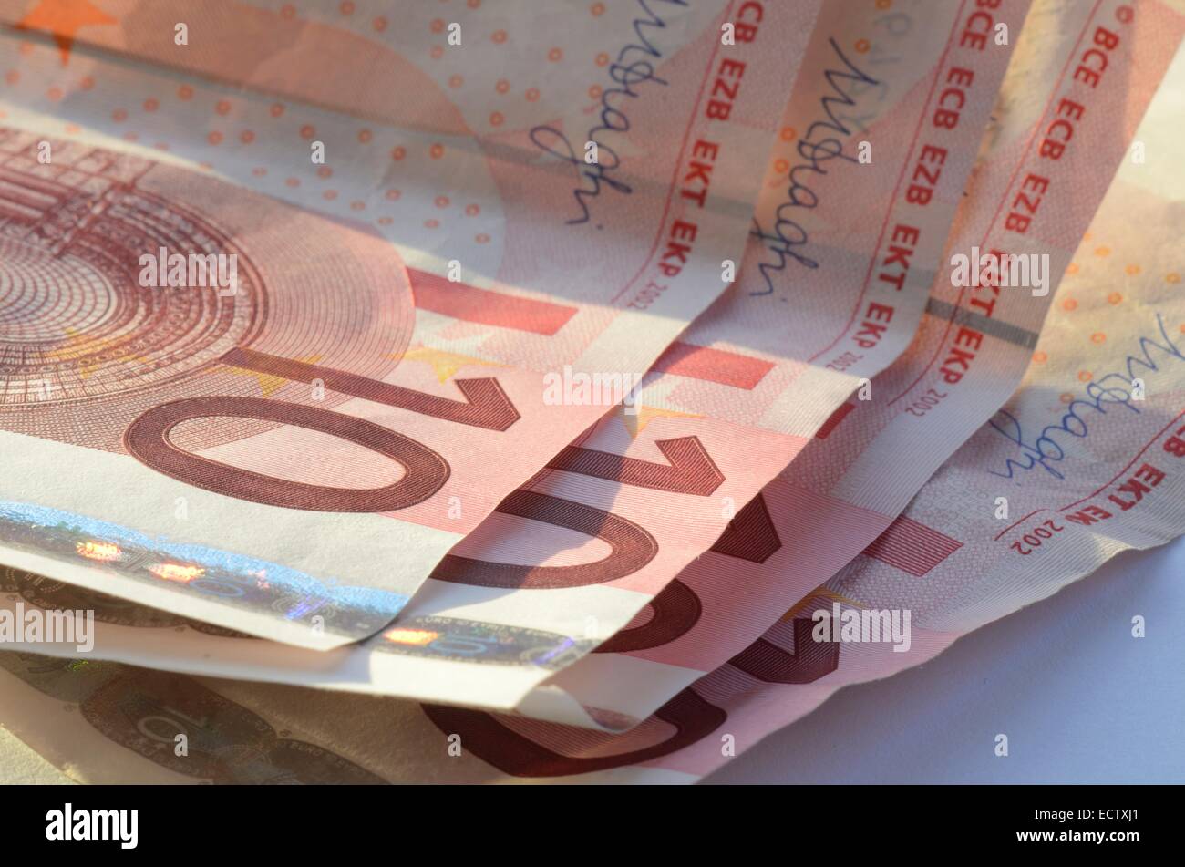 Euro Euro 10 denaro Foto Stock