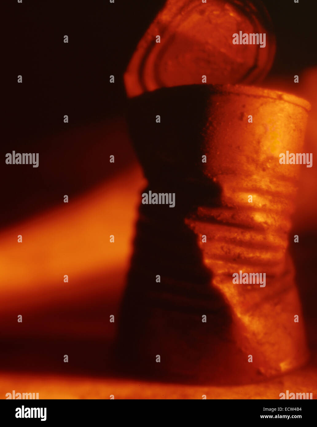 Rusty Can Foto Stock