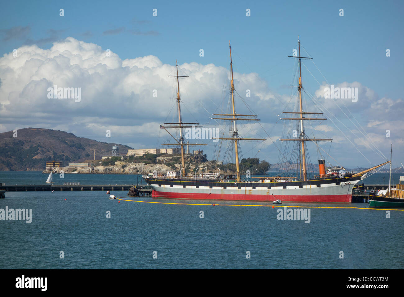 San Francisco Maritime museum Balclutha nel parco acquatico Foto Stock